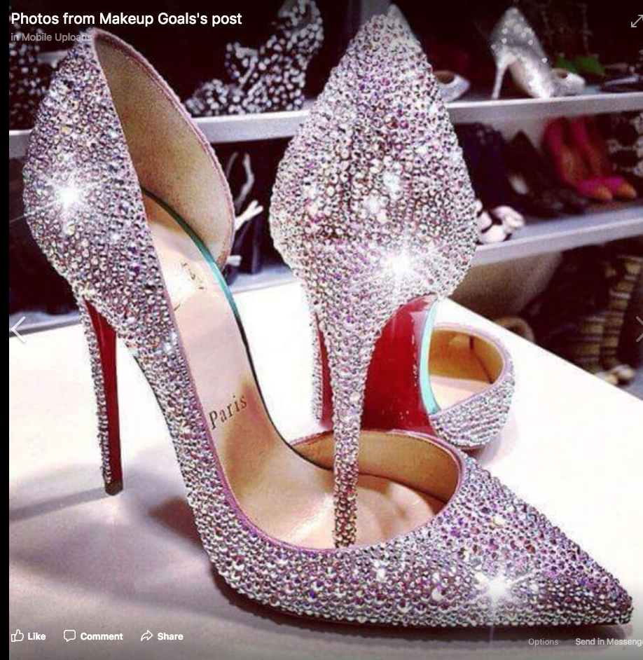 These are amazing Cinderella Shoes For the Contemporary Bride! - Laurie ...