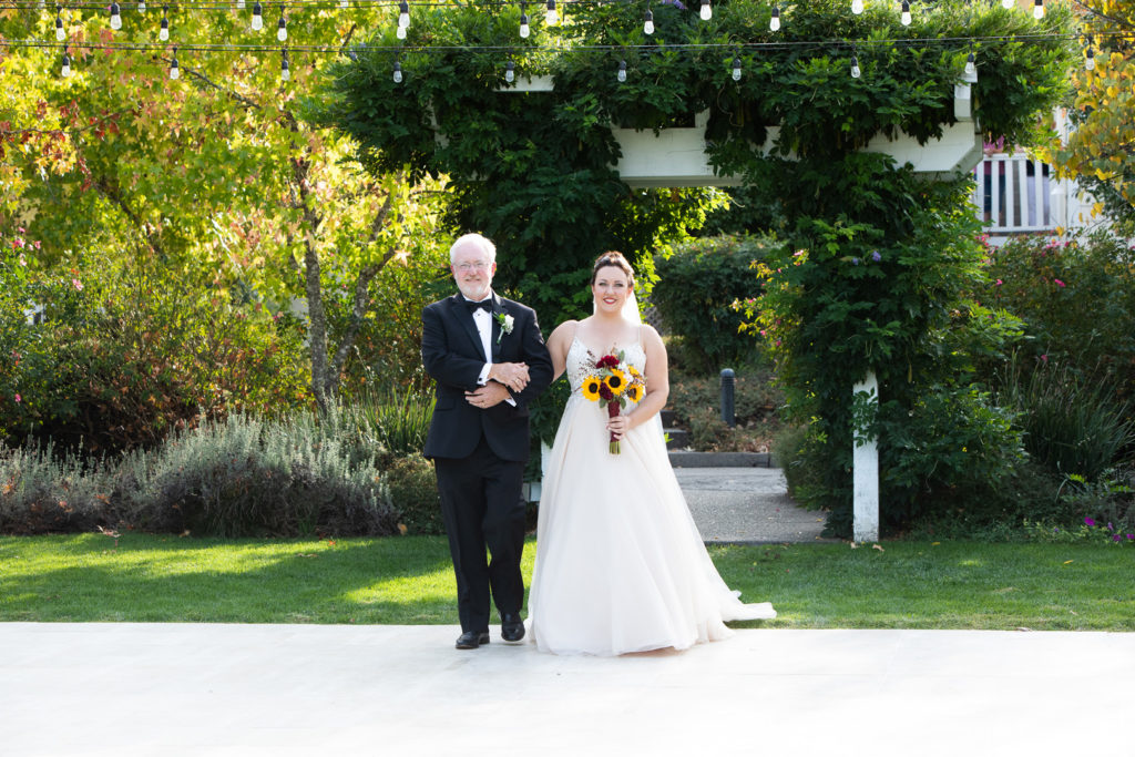 Bride & Father Walking down the aisle