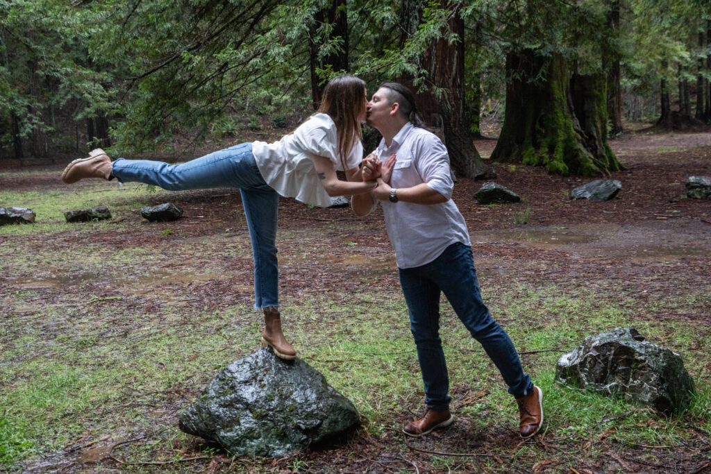 dancer engagement shoot