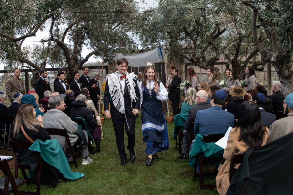 jewish groom & Norwegian bride